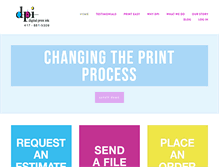 Tablet Screenshot of digitalprintink.net